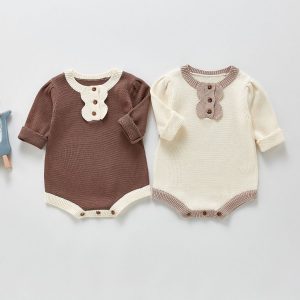 Plain Knit Bodysuit