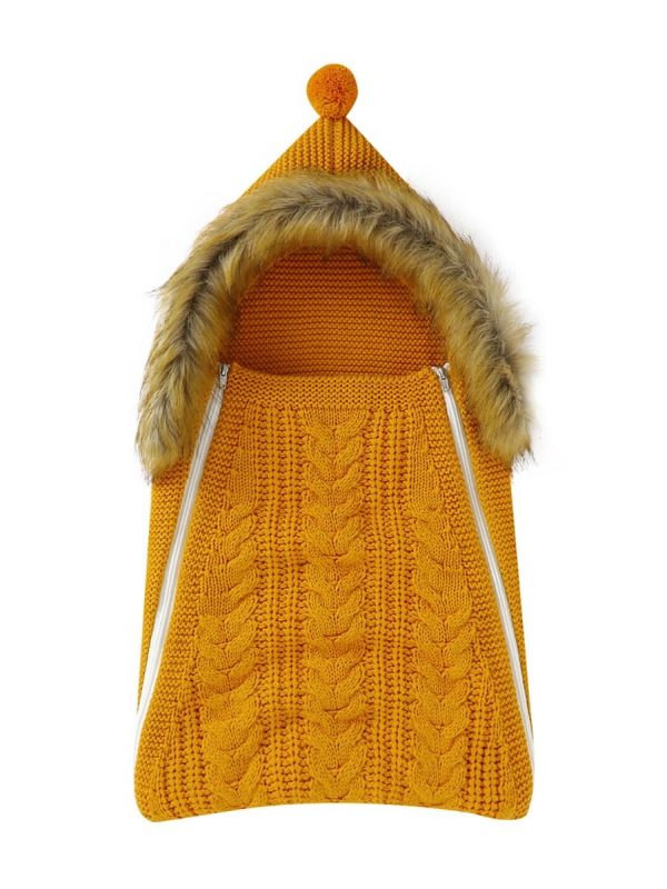 Knitted Swaddle Blanket - Image 3
