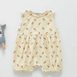 Sleeveless Floral Jumpsuit