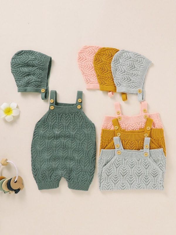Knit Jumpsuit with a Hat