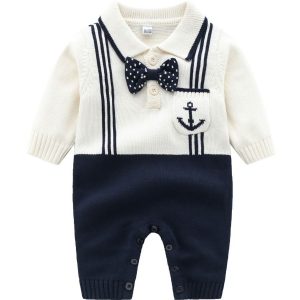 Sailor Knit Jumpsuit