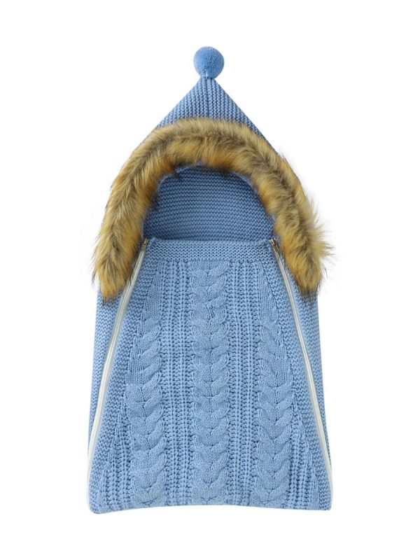 Knitted Swaddle Blanket - Image 8