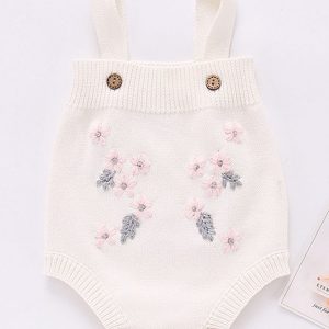 Embroidery Flower Suspender