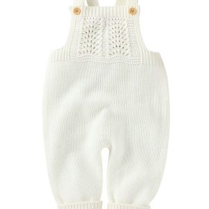 Cream Overalls Jumpsuit