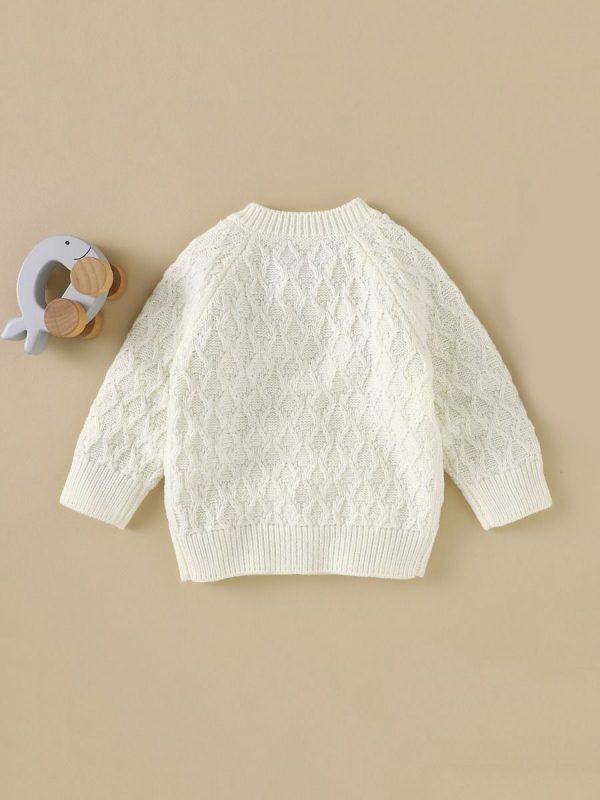 Cream Knit Cardigan - Image 2