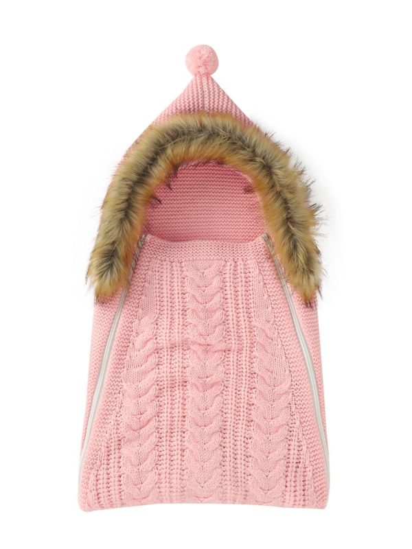 Knitted Swaddle Blanket - Image 7