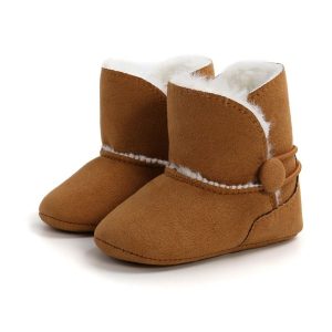Fur Winter Boots Brown