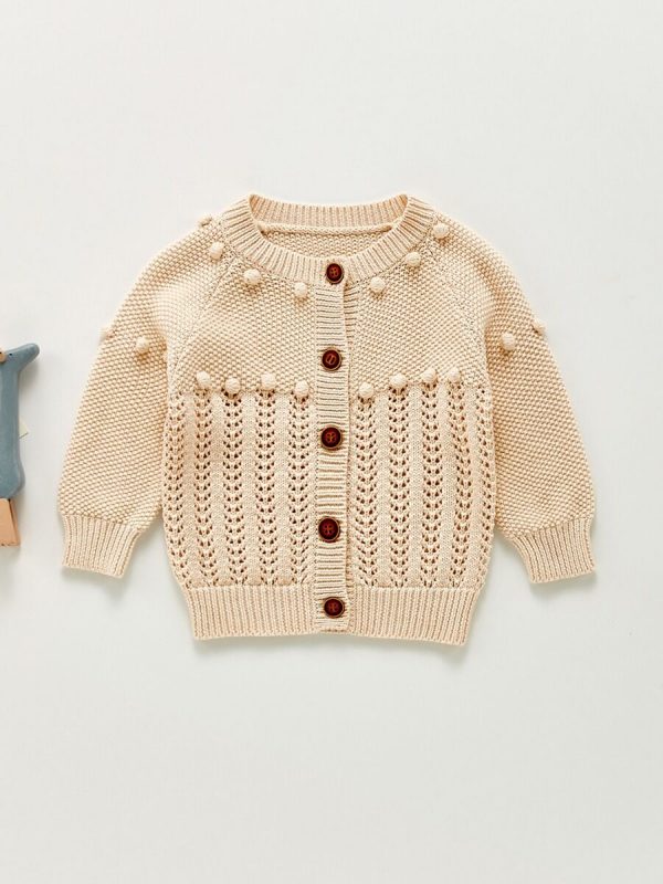 Pom Pom Knit Cardigan - Image 4