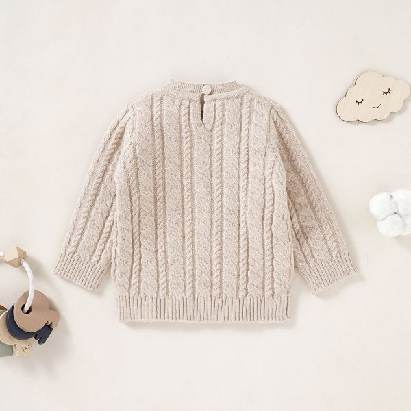 Cream Knitted Sweater - Image 2