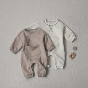 Fleece Jumpsuit With Pocket