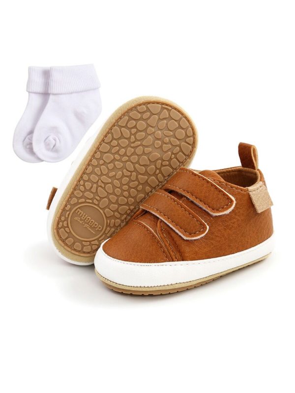 Tan Velcro Shoe - Image 2